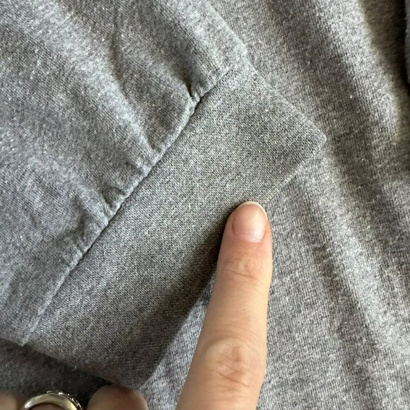 Roper Men's Size X-Large Long Sleeve Henley Shirt in Gray with Aztec Design - Picture 6 of 9